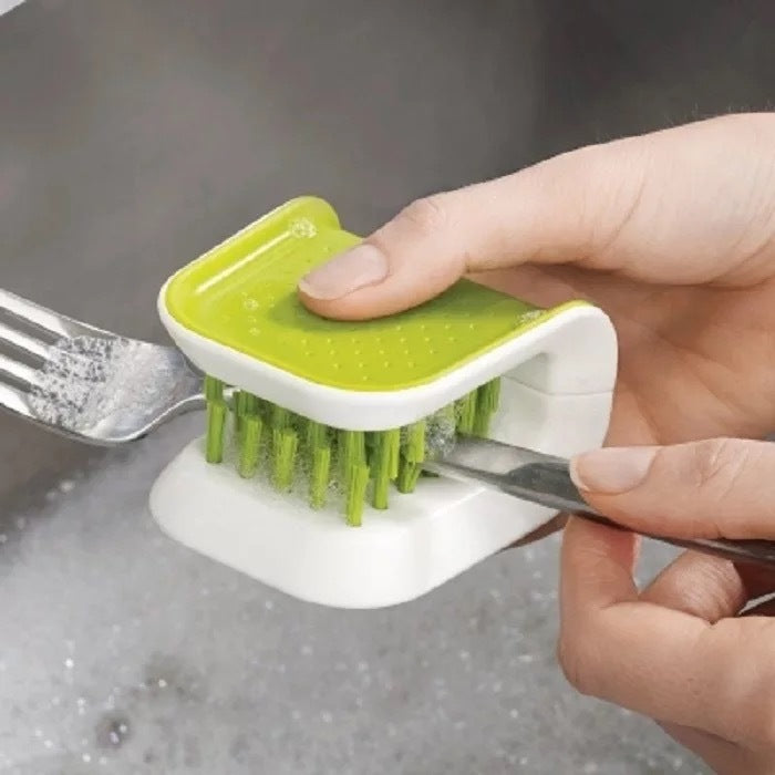 Double-Sided Cleaning Brush for Kitchen Utensils
